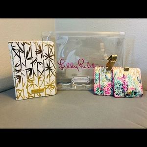 Lilly Pulitzer Travel Set-Passport + Luggage Tags